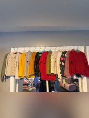 Lot of 15 Toddler Girls Tops Size 5